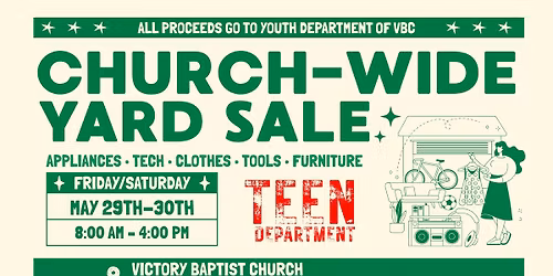 Church-Wide Yard Sale