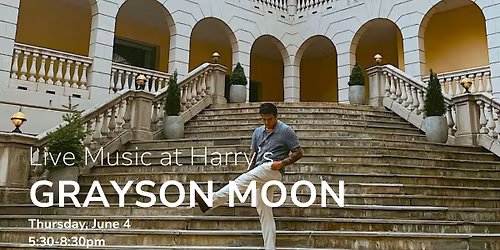 Live Music at Harry's: Grayson Moon