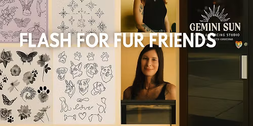 \u2600\ufe0f\ud83d\udc3e Flash for Fur Friends at Gemini Sun Tattoo Studio \ud83d\udc3e\u2600\ufe0f