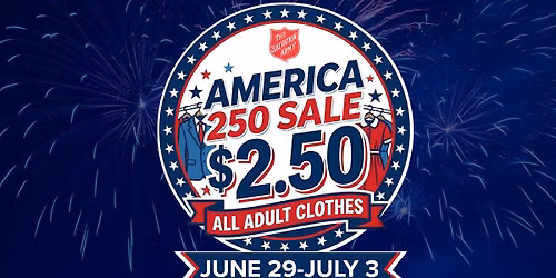 The Salvation Army of LaGrange's America 250 Sale