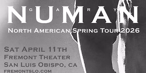 Gary Numan LIVE at Fremont Theater