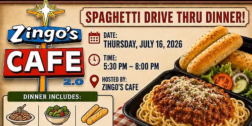 Spaghetti Drive Thru Fundraiser