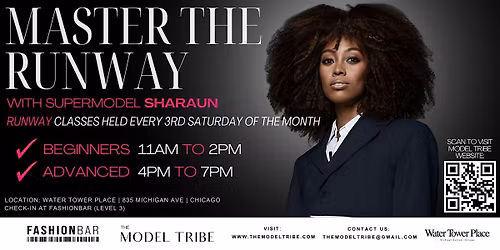 Master the Runway with Supermodel Sharaun (Beginner & Advanced Classes)
