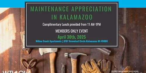 PMAWM Kalamazoo Maintenance Appreciation