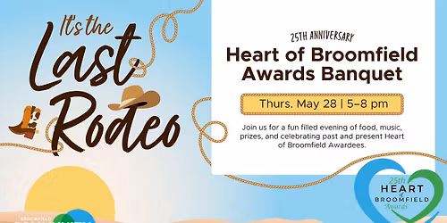 25th Heart of Broomfield Awards and Fundraiser