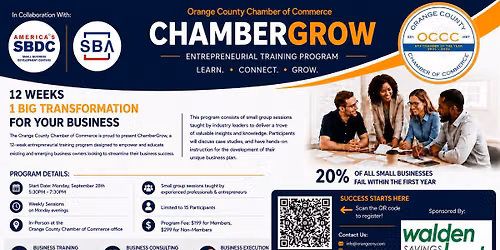 ChamberGrow Entrepreneurial Program