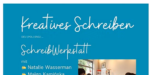 Kreatives Schreiben \u2013 mehrsprachige Schreibwerkstatt