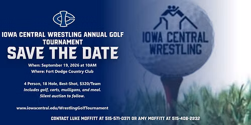 Iowa Central Wrestling Golf Tournament - 11th Annual