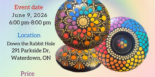 Waterdown-Rainbow Harmony Dot-Painting Workshop