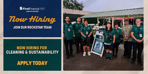 Walk-In Interviews at First Financial Credit Union Amphitheater! 