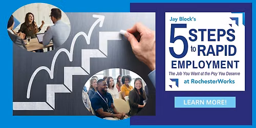 Get Hired Faster with 5 Steps Info Session (100 College Ave)
