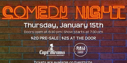 Comedy Night at Capt Hirams Resort
