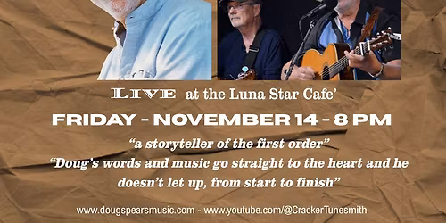 Doug Spears LIVE at the Luna Star Cafe w\/ Ron Litschauer