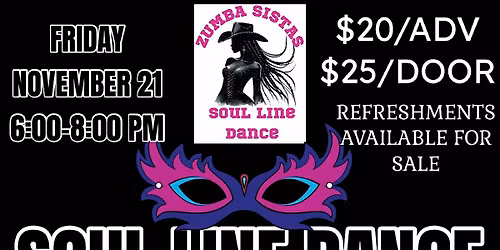 Soul Line Dance Masquerade Party!