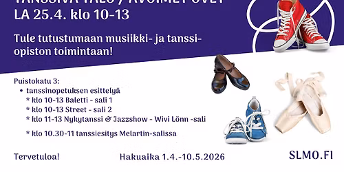 Tanssiva Talo\/Avoimet ovet