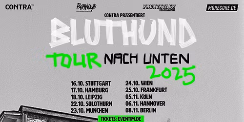 Bluthund \u2022 Hannover \u2022 Lux \u2022 AUSVERKAUFT