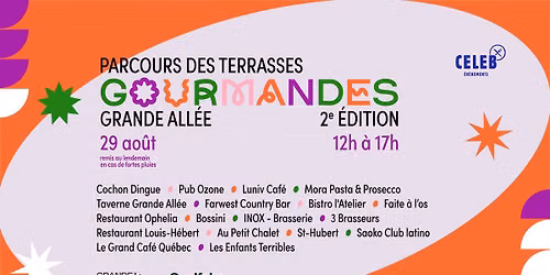 Parcours des Terrasses Gourmandes | Grande All\u00e9e