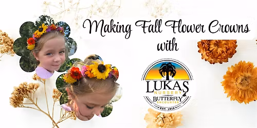 Making  Fall Flower Crowns with Lukas Nursery