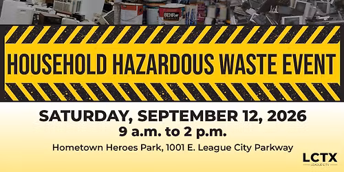 Household Hazardous Waste Disposal Event