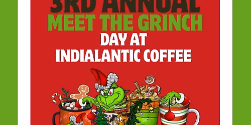 Grinch Day at Indialantic Coffee 
