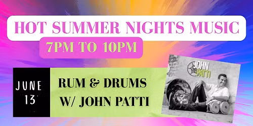 John Patti Live at Rum & Drums