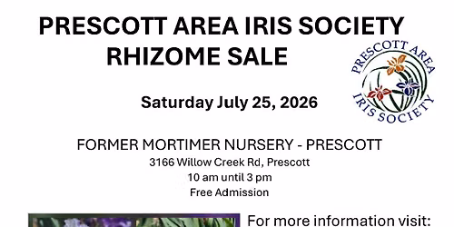 PAIS ANNUAL RHIZOME SALE