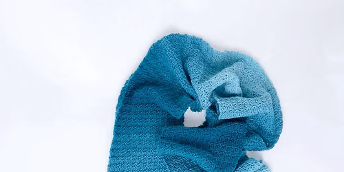 Learn to Crochet Hombre Colored Scarf