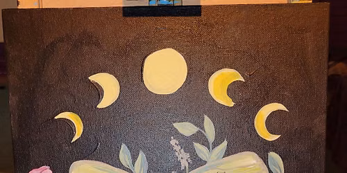 Paint and Sip Night: Luna Moth