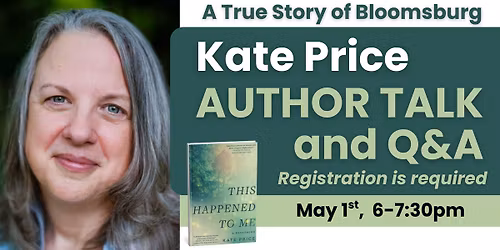 Kate Price | Author Talk and Q&A
