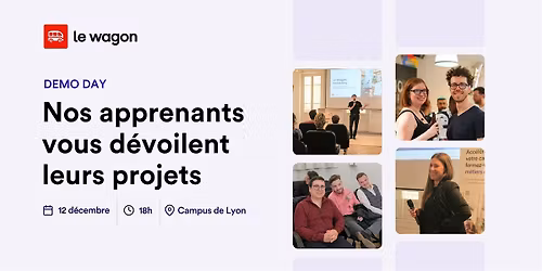 Demo Day : D\u00e9couvrez les projets de nos apprenants