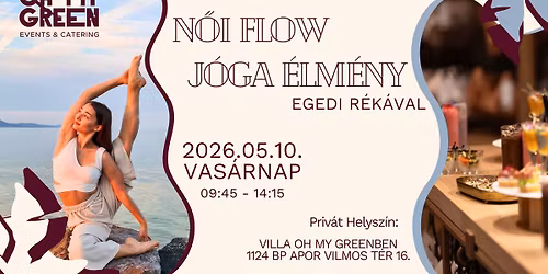 Flow j\u00f3ga hangt\u00e1l relax\u00e1ci\u00f3val, medit\u00e1ci\u00f3 \u00e9s brunch\u2728