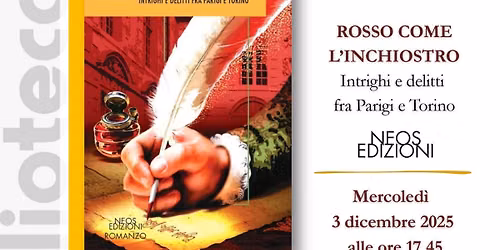 Presentazione del libro Rosso come l'inchiostro di Franca Rizzi Martini