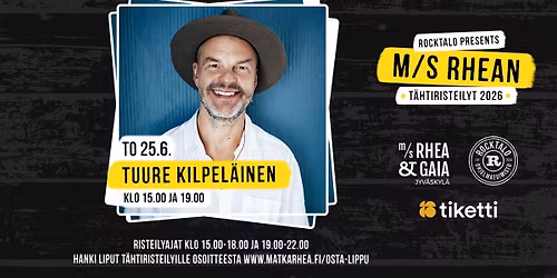 Tuure Kilpel\u00e4inen - M\/S Rhean T\u00e4htiristeilyt 2026