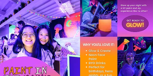 Paint in the Dark\u00a9 - UV Light Disco Party