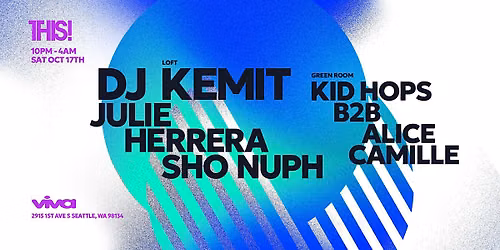THIS! w\/ DJ Kemit - Saturday October 17th, 2026