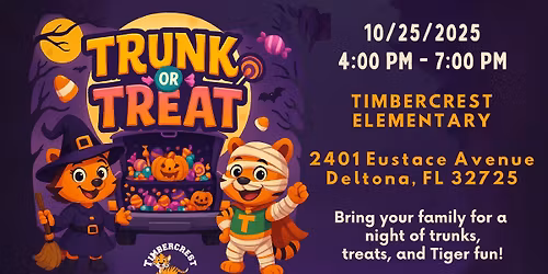 \ud83c\udf83 Timbercrest PTA Trunk or Treat \ud83c\udf83