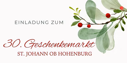 30. Geschenkemarkt