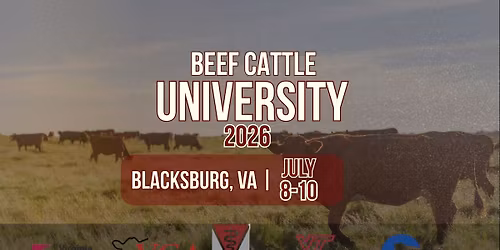 2026 Virginia Beef Cattle University 