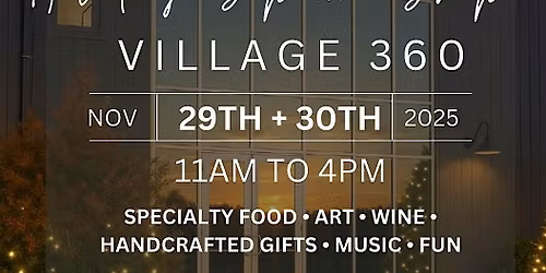 Holiday Sip n\u2019 Shop at Village 360