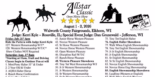 Allstar Classic Open Horse Show