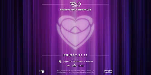 FRI 21 NOV - WAO SUPERCLUB @ IVY