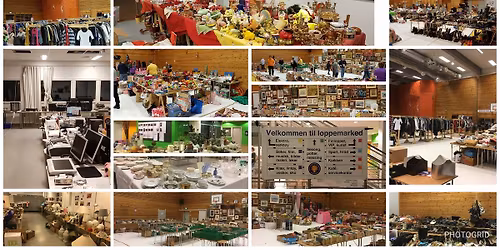 Loppemarked p\u00e5 L\u00f8keberg skole