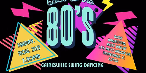 Back to the 80's Swing Dance