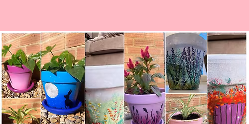 Create A Mothers Day Gift : Terracotta Pot Painting Workshop