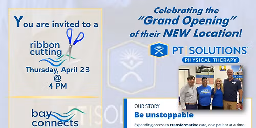 Ribbon Cutting for PT Solutions! 