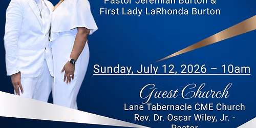 Pastoral Appreciation Pastor and Lady Jeremiah Burton