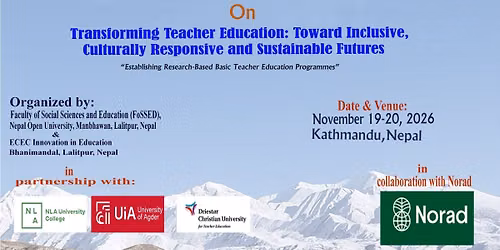 3rd International Conference on Teacher Education November 19-20, 2026