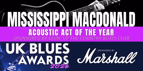 Mississippi MacDonald @ De Cactus (Acoustic Duo, Blues, UK)
