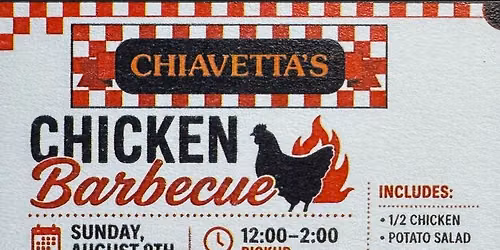 Chiavetta's Chicken BBQ Fundraiser