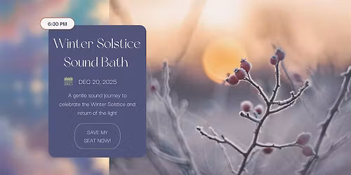 Winter Solstice Sound Bath